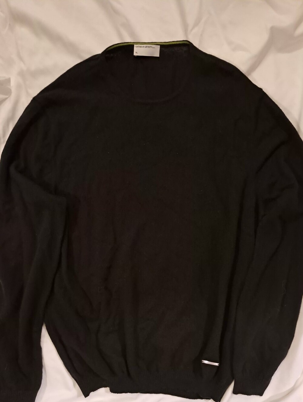 PORSCHE DESIGN Men's Black Crewneck Sweater